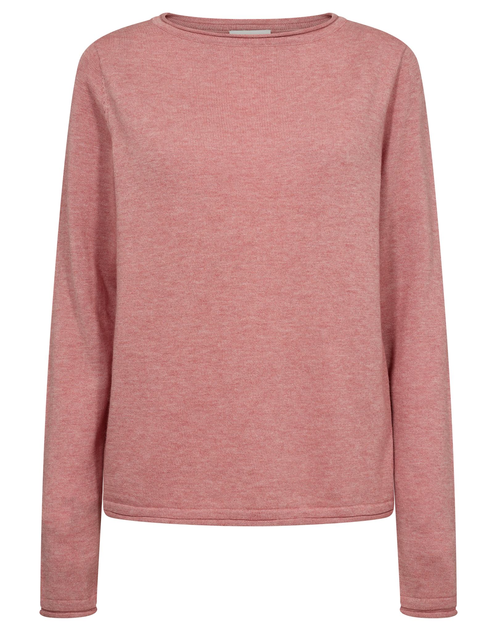BS Ophelia Regular Fit Stickat - Dusty Pink