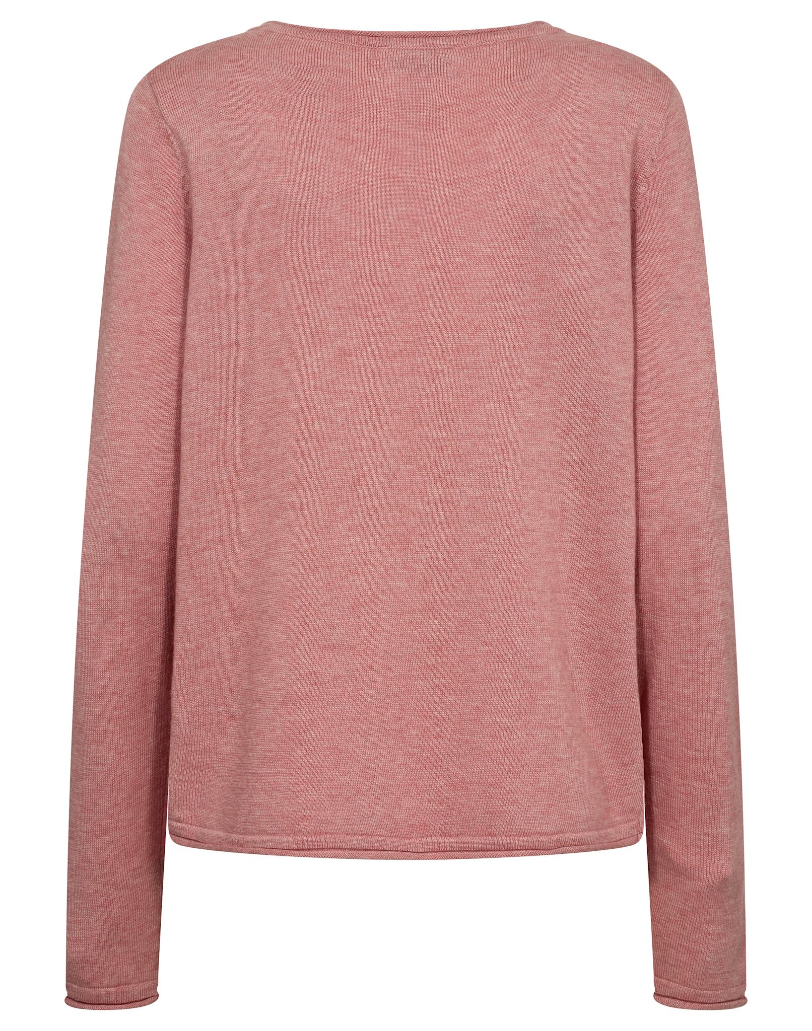 BS Ophelia Regular Fit Stickat - Dusty Pink