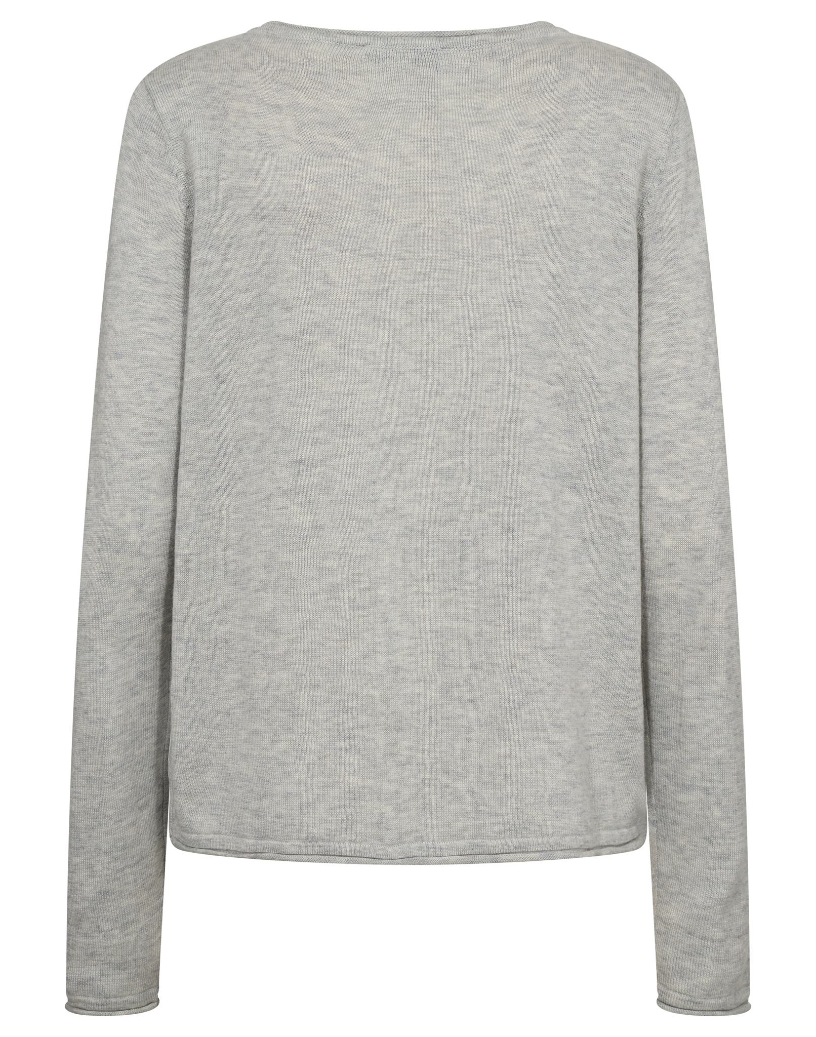 BS Ophelia Regular Fit Stickat - Grey