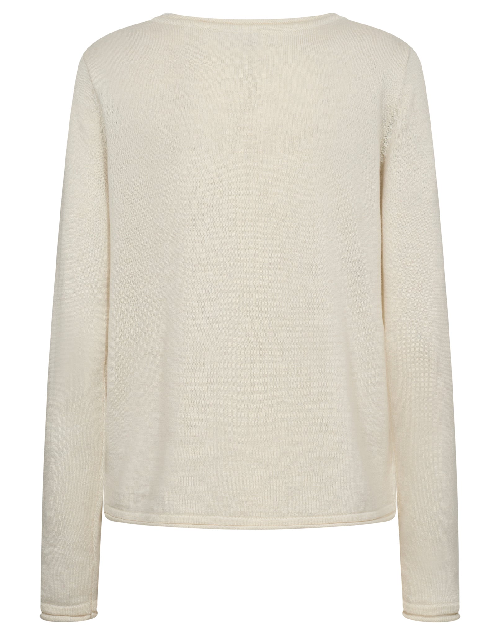 BS Ophelia Regular Fit Stickat - Off White