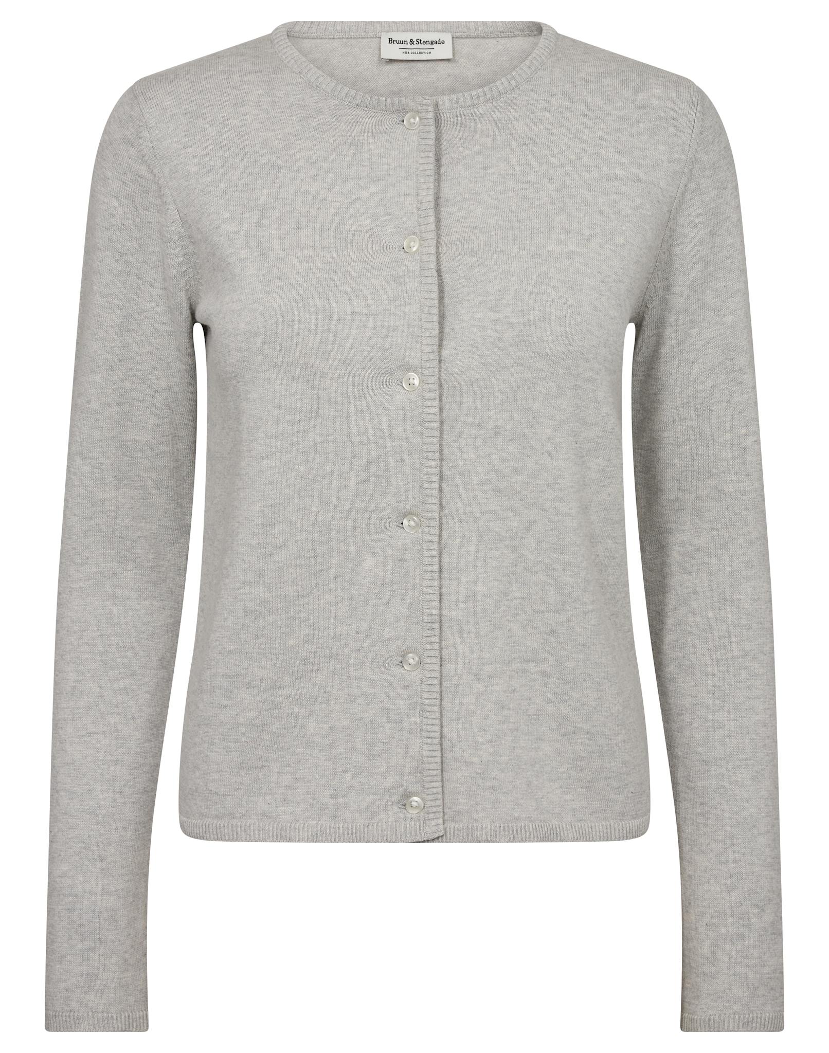 BS Melina Regular Fit Stickat - Grey