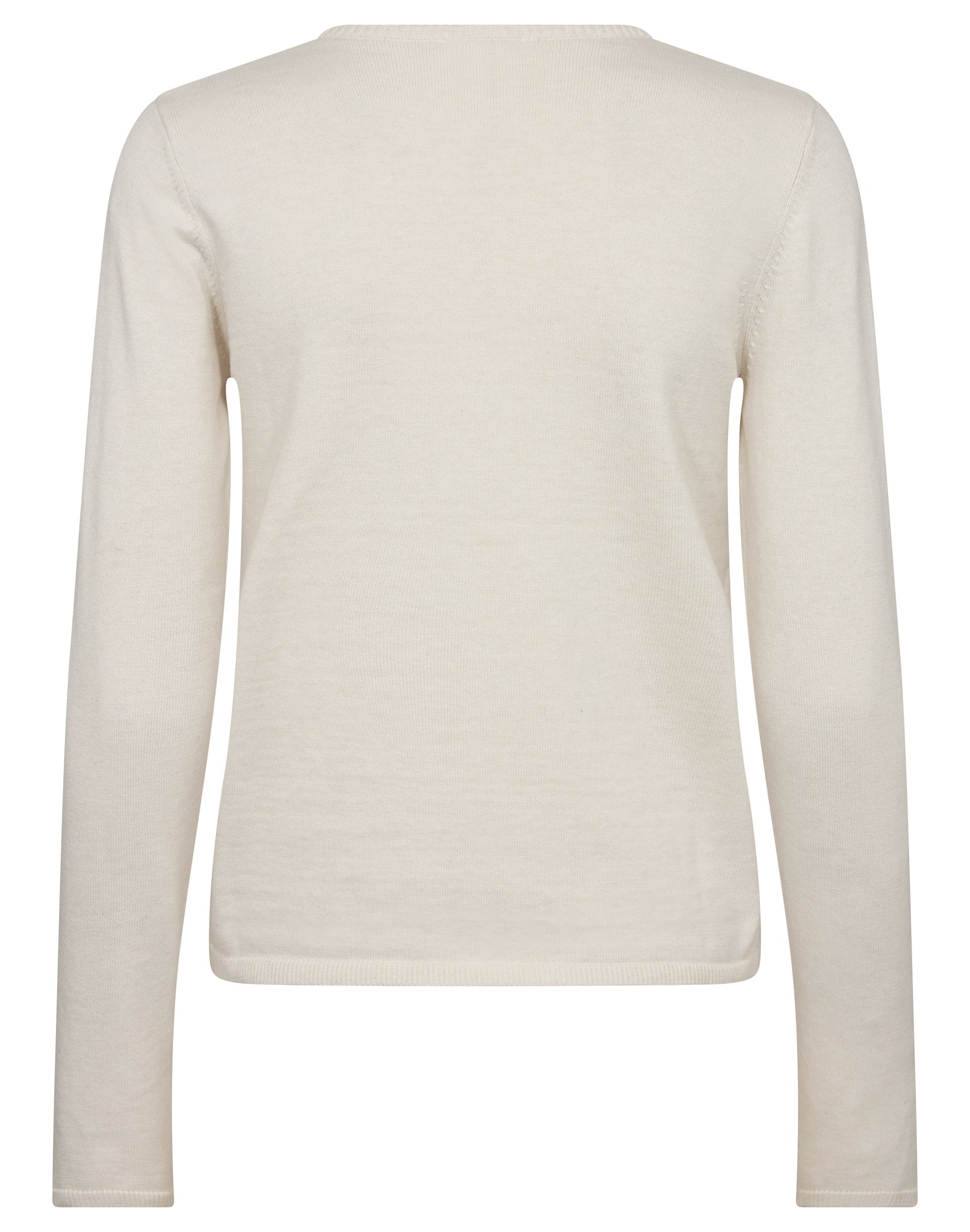BS Melina Regular Fit Stickat - Off White