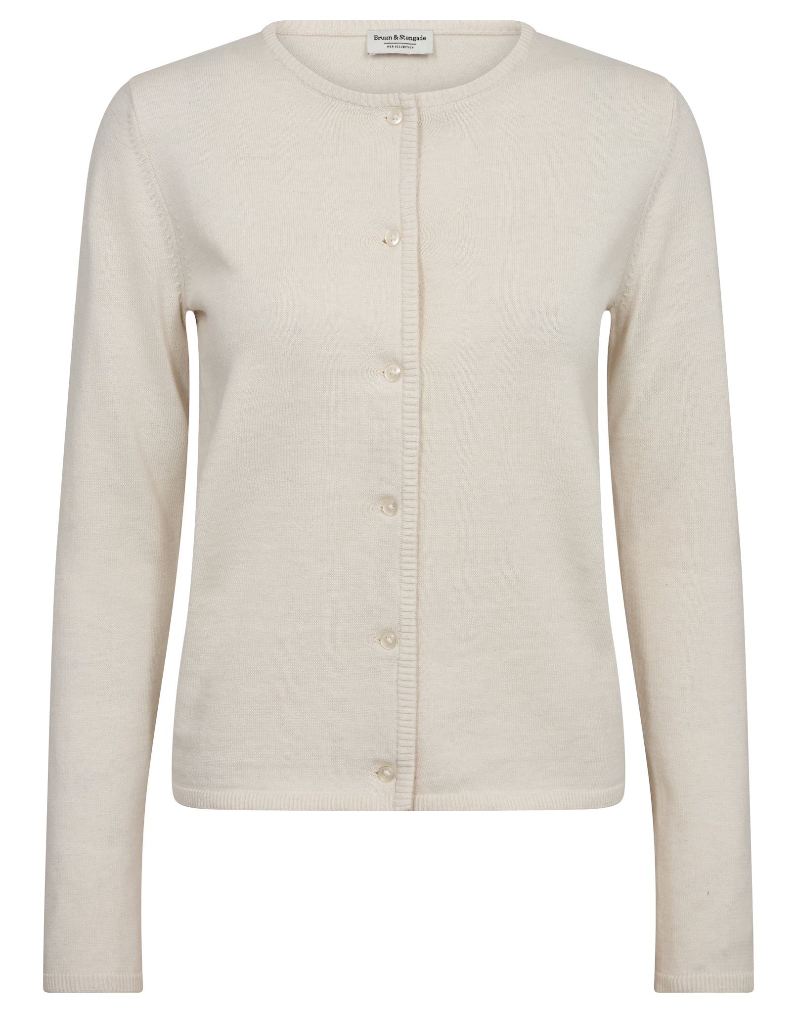 BS Melina Regular Fit Stickat - Off White