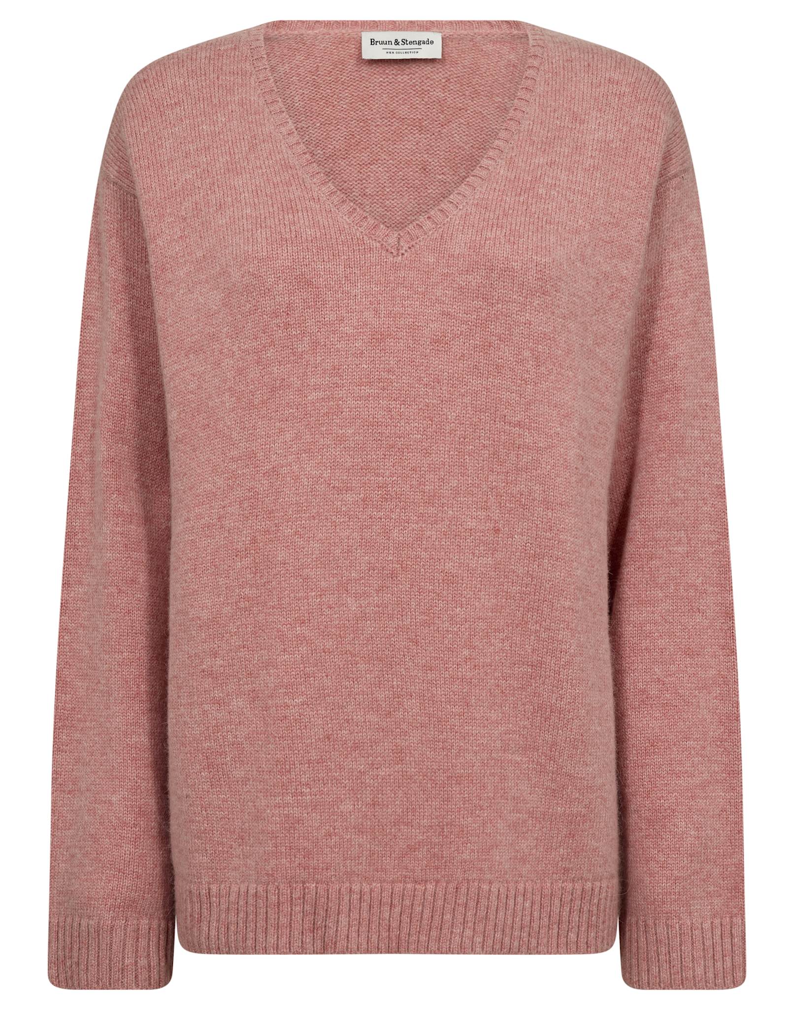 BS Loanna Regular Fit Stickat - Dusty Pink