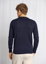 BS Jupiter Regular Fit Stickat - Navy