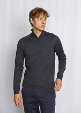 BS Pelle Regular Fit Stickat - Grey