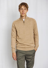 BS Pelle Regular Fit Stickat - Light Brown