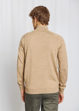 BS Pelle Regular Fit Stickat - Light Brown