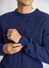 BS Tormod Regular Fit Stickat - Thunder