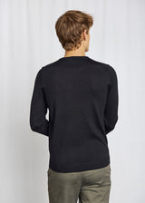 BS Uranus Regular Fit Stickat - Black