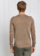 BS Uranus Regular Fit Stickat - Brown