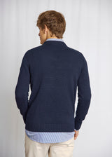 BS Thorstein Regular Fit Stickat - Navy