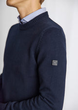 BS Thorstein Regular Fit Stickat - Navy