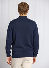 BS Stian Regular Fit Stickat - Navy