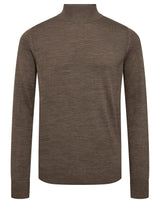 BS Froder Regular Fit Stickat - Brown