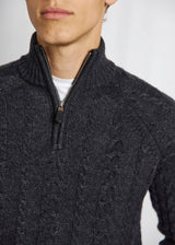 BS Askel Regular Fit Stickat - Charcoal