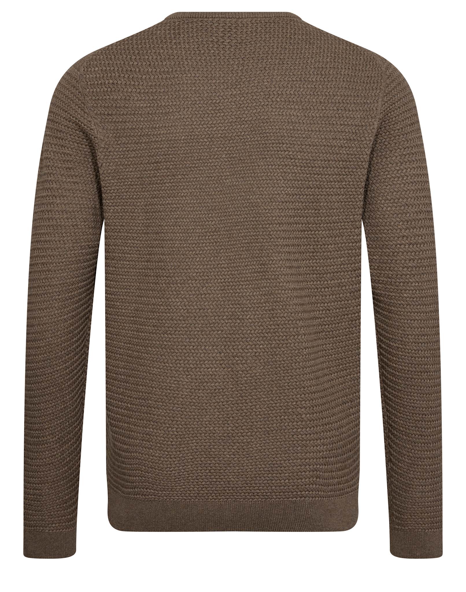 BS Arnlaug Regular Fit Stickat - Brown