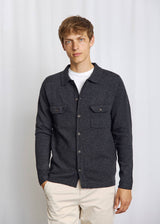 BS Nannak Regular Fit Stickat - Charcoal