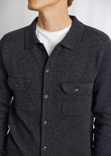 BS Nannak Regular Fit Stickat - Charcoal