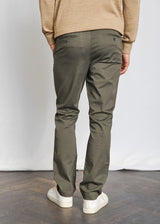 BS Malik Regular Fit Chinos - Army