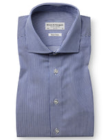 BS Alvarez Slim Fit Skjorta - Dark Blue/White