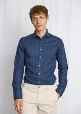 BS Bogaerts Slim Fit Skjorta - Navy