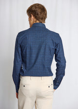 BS Bogaerts Slim Fit Skjorta - Navy