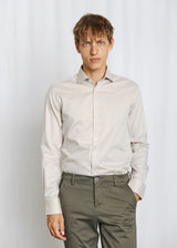 BS Caroll Slim Fit Skjorta - Sand