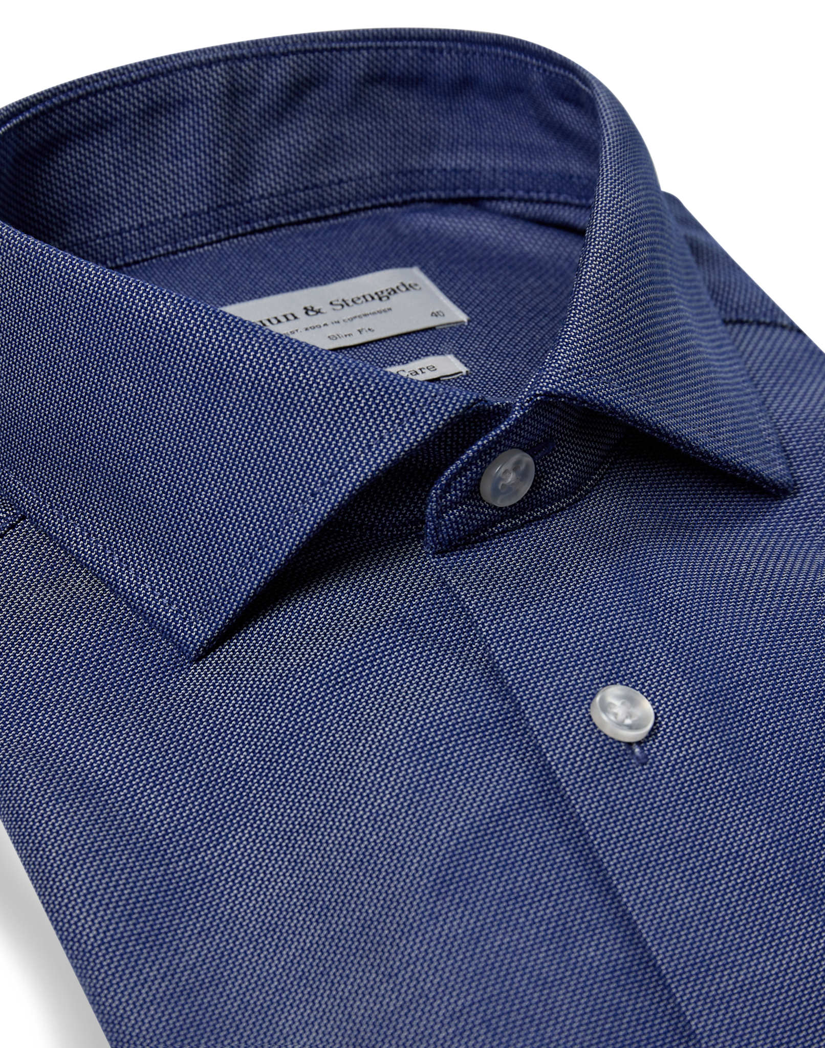 BS Garcia Slim Fit Skjorta - Blue