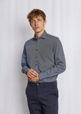 BS Henderson Slim Fit Skjorta - Navy