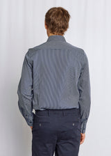 BS Henderson Slim Fit Skjorta - Navy