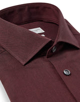 BS Machado Slim Fit Skjorta - Bordeaux