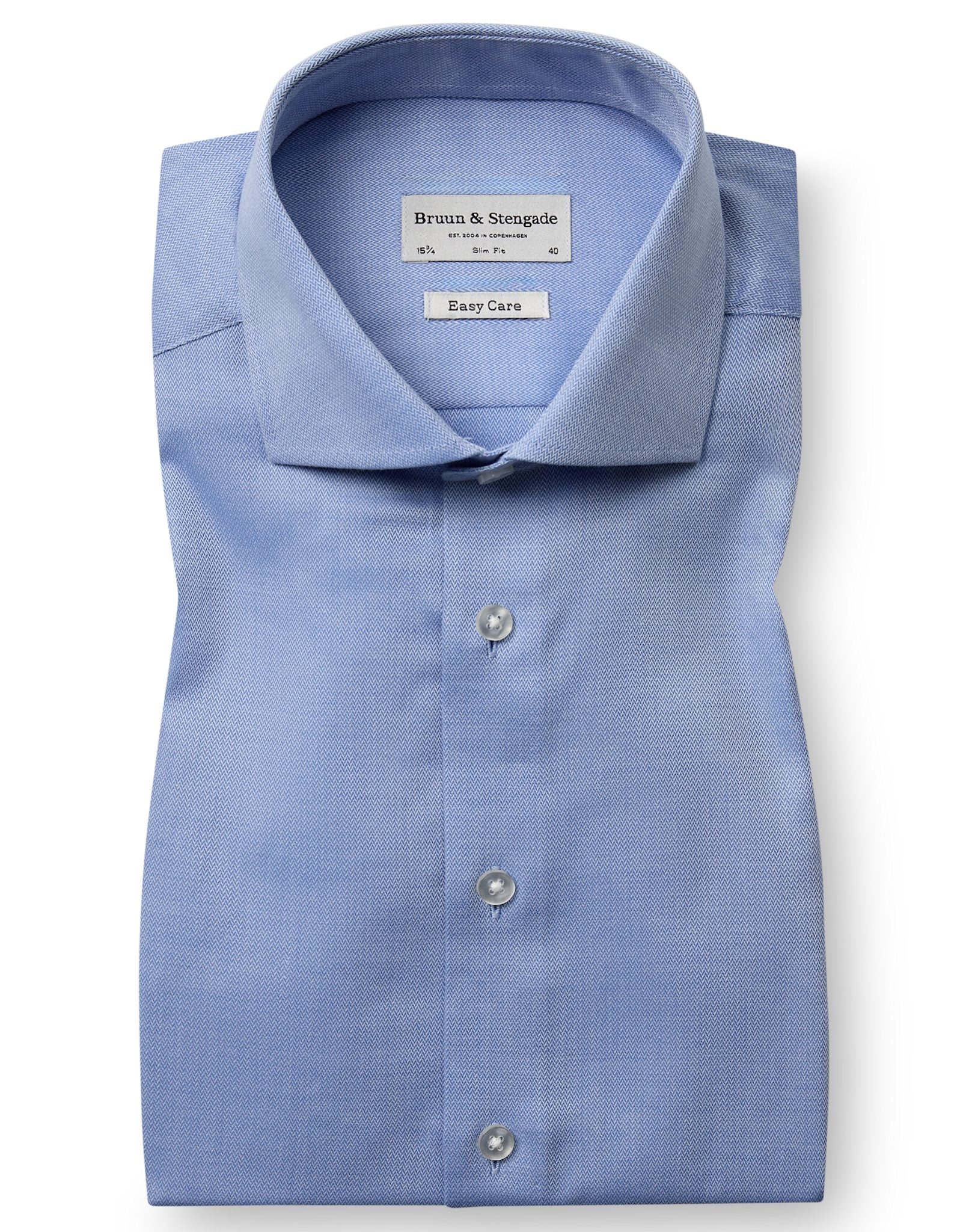 BS Rutschman Slim Fit Skjorta - Blue