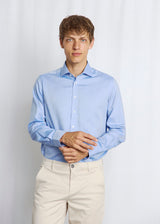 BS Rutschman Slim Fit Skjorta - Blue