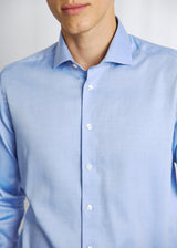 BS Rutschman Slim Fit Skjorta - Blue