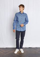 BS Shohei Slim Fit Skjorta - Blue