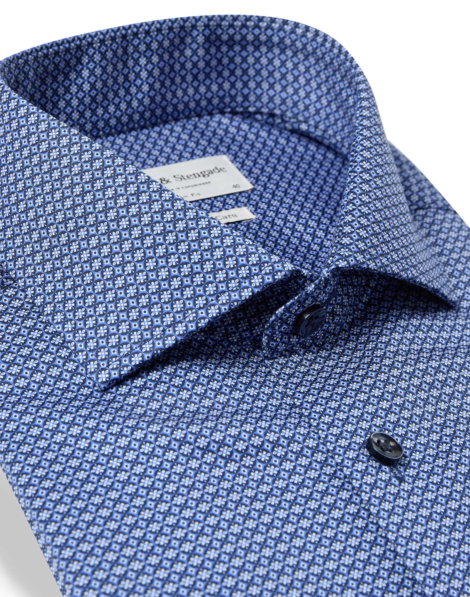 BS Shohei Slim Fit Skjorta - Blue
