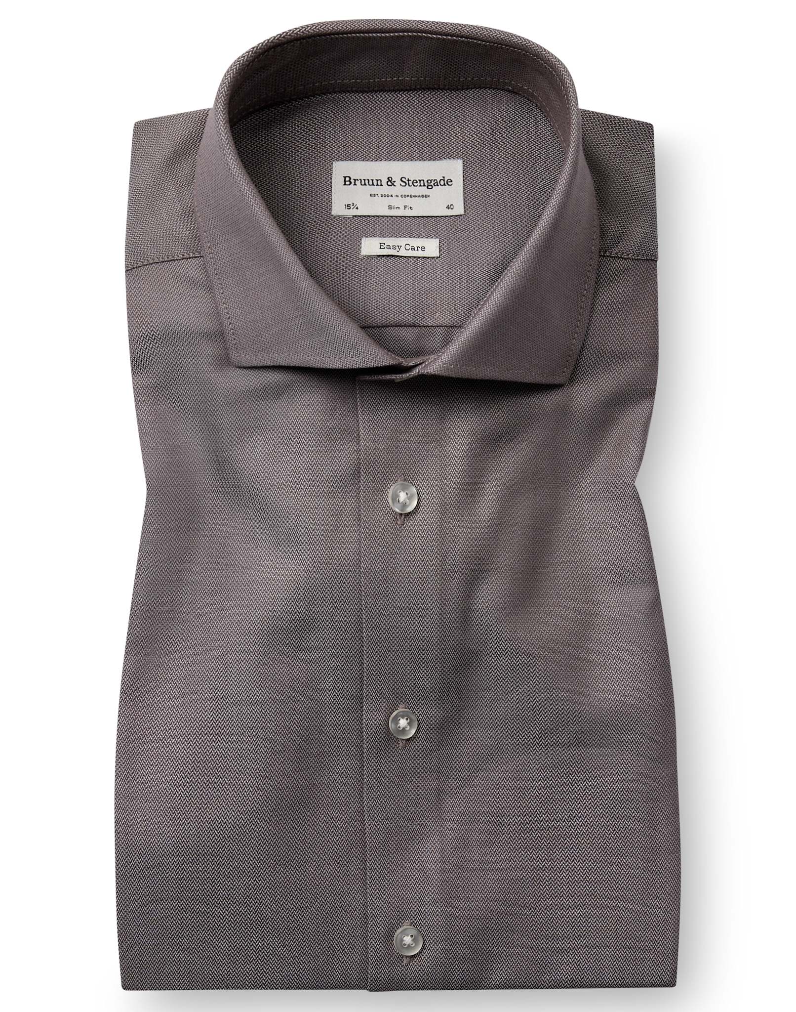 BS Strider Slim Fit Skjorta - Brown