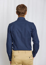 BS Tatis Slim Fit Skjorta - Navy