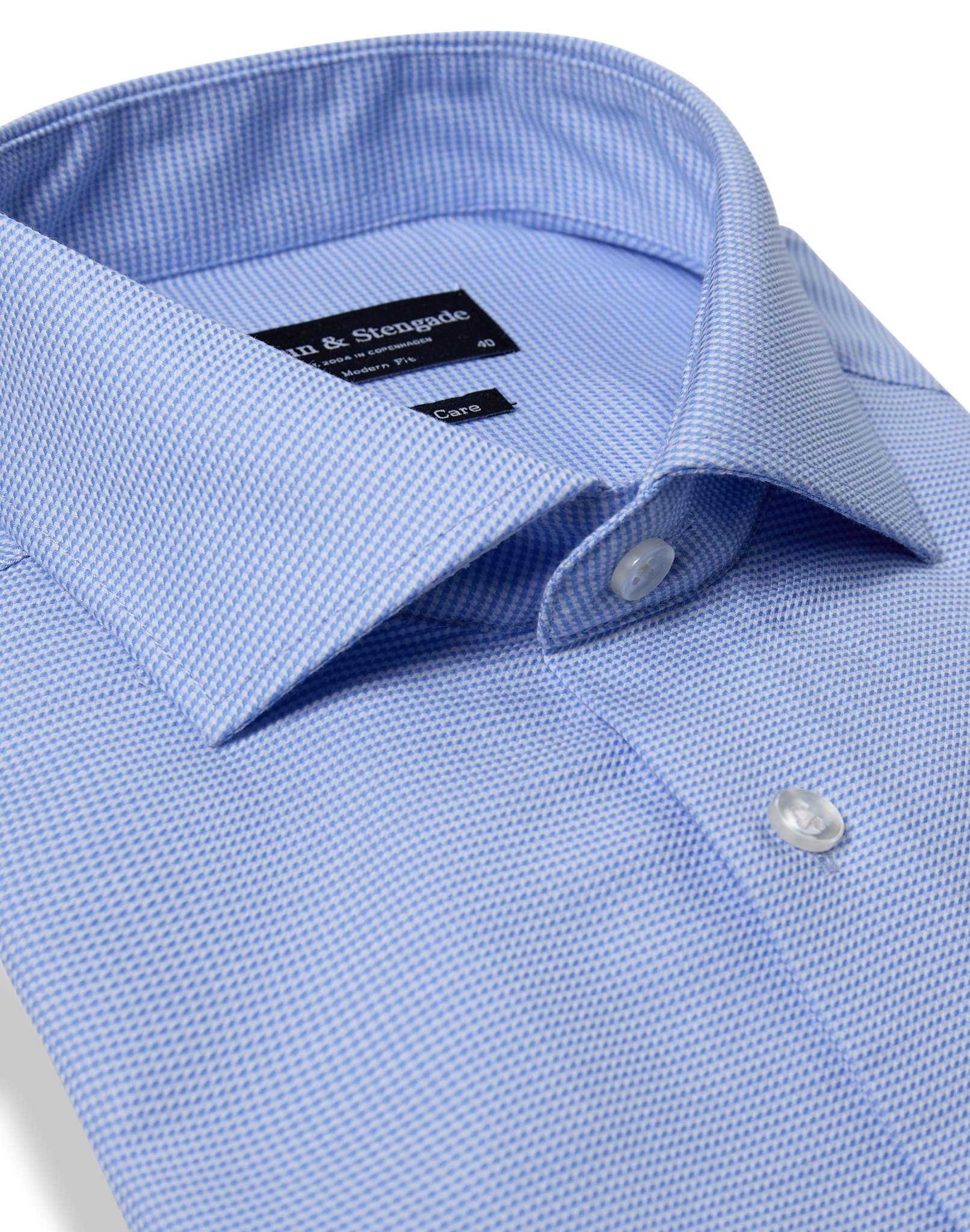 BS Ronald Modern Fit Skjorta - Light Blue