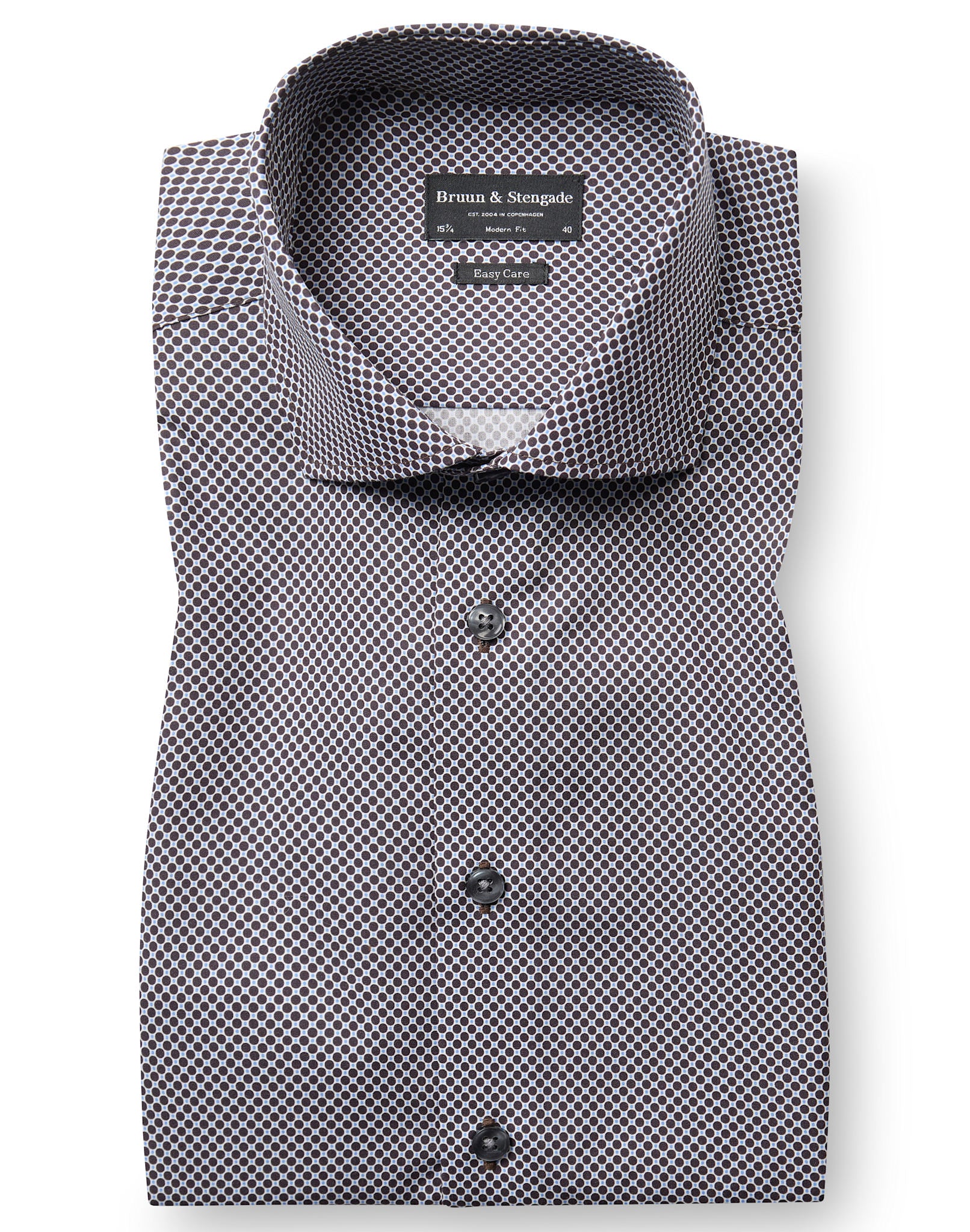 BS Nolan Modern Fit Skjorta - Brown