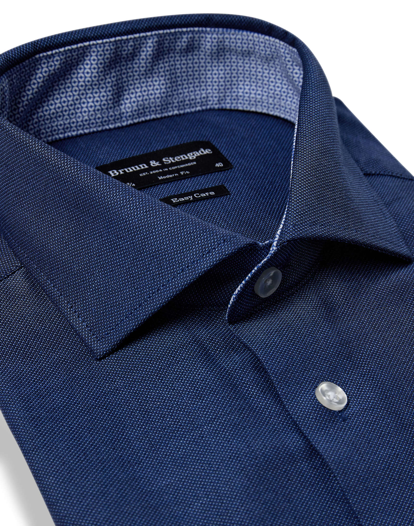BS Yandy Modern Fit Skjorta - Dark Blue