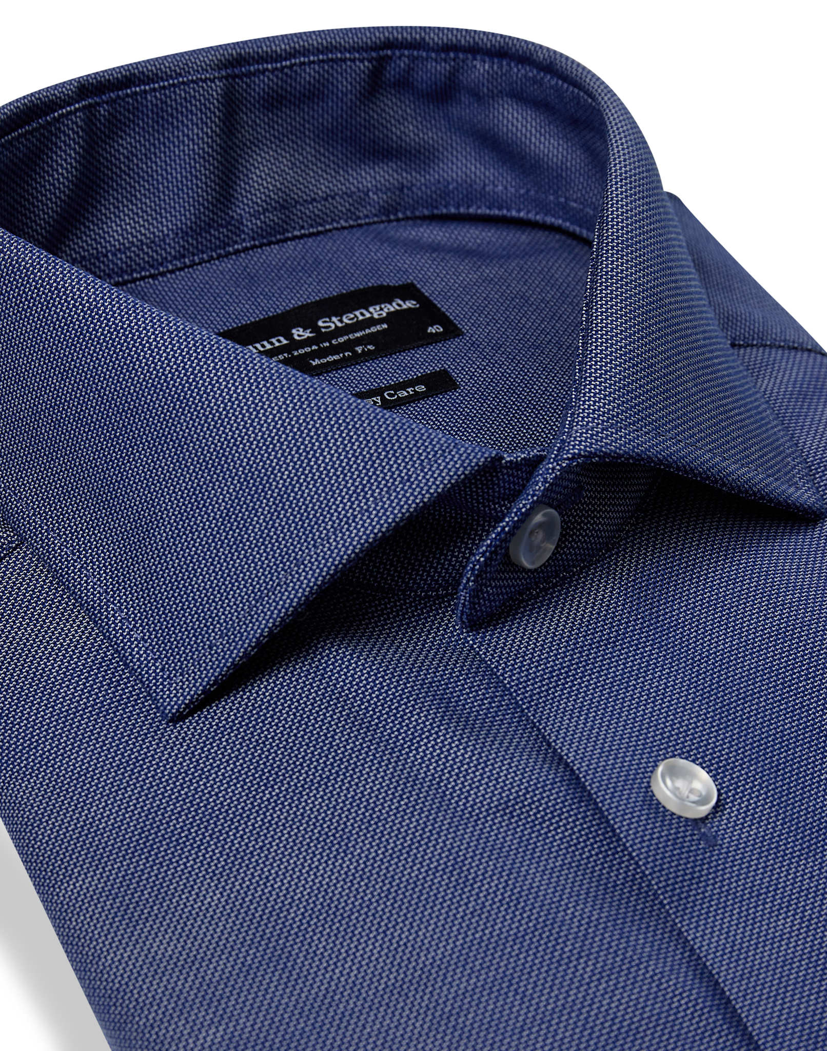 BS Adolis Modern Fit Skjorta - Blue