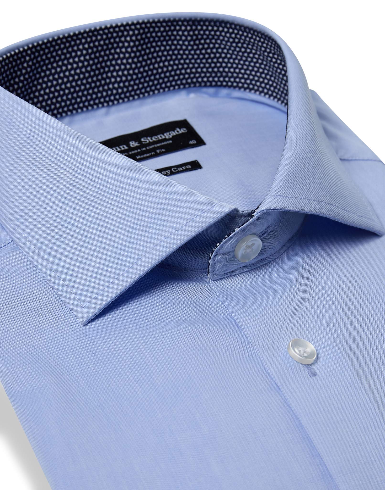 BS Aaron Modern Fit Skjorta - Light Blue