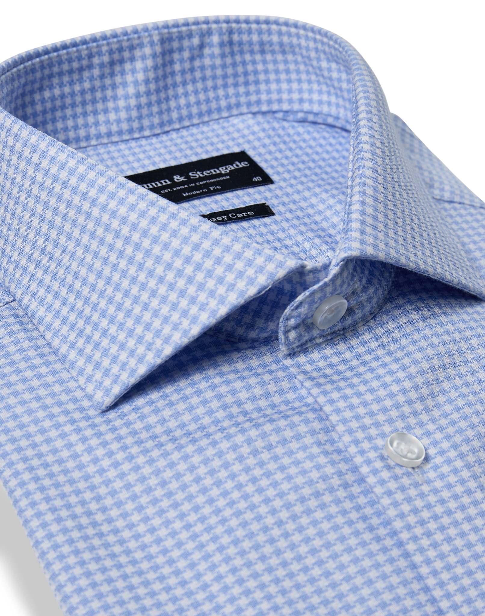 BS Austin Modern Fit Skjorta - Light Blue