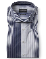 BS Julio Modern Fit Skjorta - Navy/White