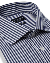 BS Julio Modern Fit Skjorta - Navy/White