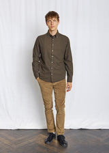 BS Faruk Casual Modern Fit Skjorta - Army