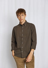 BS Faruk Casual Modern Fit Skjorta - Army