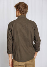 BS Faruk Casual Modern Fit Skjorta - Army